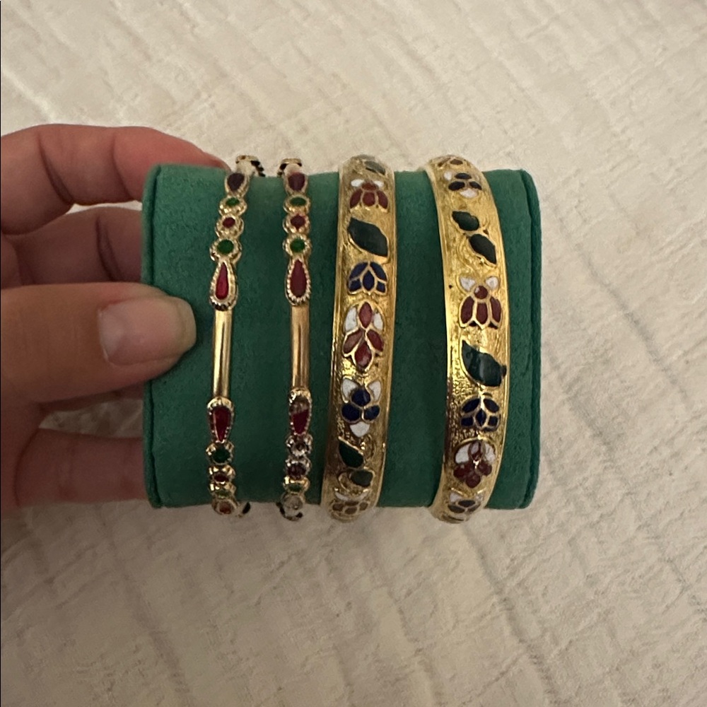 Vintage bangle bracelets